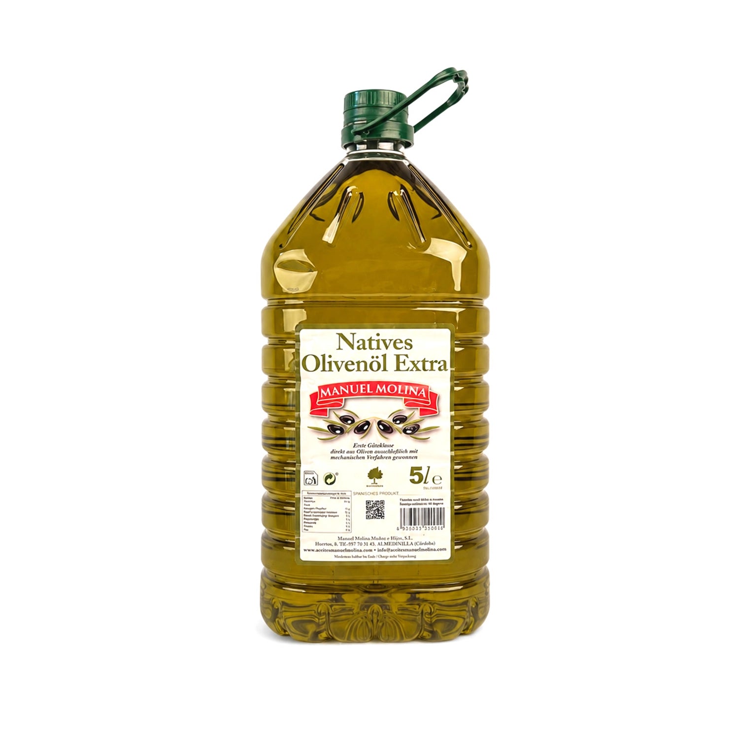Manuel Molina | Natives Olivenöl Extra – PET-Flasche